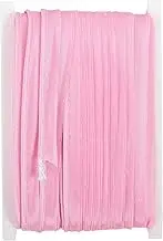 Maxi Piping Bias Tape, 20 Yards Piping Trim with Cord Satin Binding Lip Cord Trim Fit for Sewing Garment Webbing Trimming Crafts Decorating - (Pink)