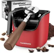 Ourokhome Knock Box Espresso Accessories, The Latest Patented Stainless Red
