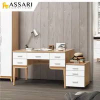 在飛比找PChome24h購物優惠-ASSARI-金詩涵4尺電腦桌(寬120x深60x高79cm