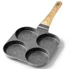 New GiPP Fried Egg Frying Pan 4-Hole Round Induction and Gas Compatible
