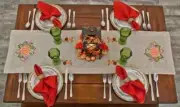 Pumpkin and Grapes on Burlap Table Runner (15'x51")