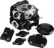 Cylinder Piston Kit 125cc Motorcycle Complete Cylinder Head Assembly Kit For 52.4mm Bore LF 125cc Horizontal Kick Starter Engines Motorbike Engine Rebuild Kits