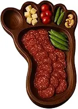 Wooden Charcuterie Board, Cheese Board Fun Food Tray Plate, Wooden Cheese Platter Serveware, Fruit Plate Kitchen Accessories for Meat Appetizer Fruit Bread
