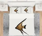 3D Golden Fish 3548NA Bed Pillowcases Quilt Cover Duvet Boris Draschoff Fay