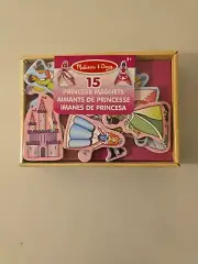 Melissa & Doug Princess Magnets 15 Pieces Ages 2+