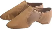 [TW sports & kilts] TW Leather Upper Slip on Jazz Shoe for Girls.