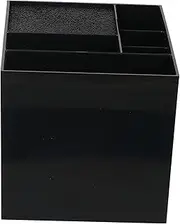 FOYTOKI Salon Organizer for Combs and Scissors Durable Storage Rack for Hairdressing Tools Multi Purpose Storage Box for Clips and Brushes Material