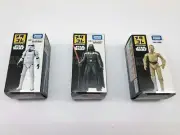 TOMICA TAKARA TOMY STAR WARS Character Series #01 02 04 Set of 3 - RARE !!