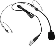 Abaodam Wired Headset Microphone with Voice Amplifier High Sensitivity and Clear Audio Comfortable Head-Worn Design Suitable for Stage Performances