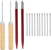 Doll Hair Rooting Tools, Doll Making Supplies, Doll Hair Rooting DIY Making Kit, Spare Parts, 1 Set, Easy to Use, 10x0.8mm