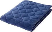 nishikawa LP4654 CM04042001 Mattress Pad, Single, Washable, Brushed Fabric, Hot Kneel, Blue