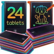 Party Favor Mini LCD Writing Tablet for Kids, 24 Pack – 4.5 Inch Mini Draw