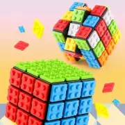 Lego Rubiks Cube Game Puzzle Toy Brick Building Block Brain Teaser Gift 3x3 NEW