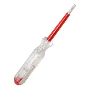 Voltage Detector Tester,Home Slotted Screwdriver Plastic Handle(Red,AC 100-500V)