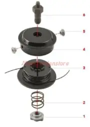 Replacement Headshell Number 6 Pin 10 x 1 Left F 270429