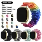 For Fitbit versa 3 Soft Cotton elastic strap Replacement Watch Band