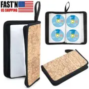 80 Sleeve Disc CD Holder DVD Bag Case Storage Wallet VCD Organizer Zipper Bag