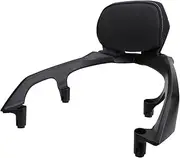Motorcycle Passenger Back Rest, Rear Backrest Frame Cushion with Extra Support and Comfort, Fashionable Design, Aluminum Alloy