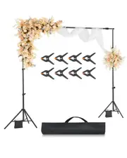 Backdrop Stand Background Stand Kit 213 x 300 cm for Party & Photo Studio