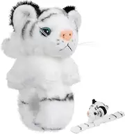 Abaodam Jungle Themed Animal Slap Bracelets for Adorable Slap Bands Party Favors for Birthday Celebrations Tiger Design Fun Wrist Accessories