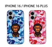 A BATHNIG APE Goods ABC MILO CAMO IPHONE 16/IPHONE 16 PLUS CASE 2L30182002 - 6 r