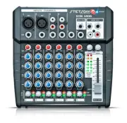 Stetsom Stm-1206 Automotive Sound Table 6 Ch Aux 12v Mic Rca