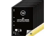 Spirax 958 Kode Lecture Book With Pocket 140 Page A4 10 Pack