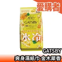 在飛比找露天拍賣優惠-日本 GATSBY 爽身濕紙巾 金木犀香 涼感 夏天 流汗 