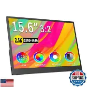 2K Portable Monitor 15.6inch 2560 * 1680 Ultra-Slim Computer Display HDR IPS