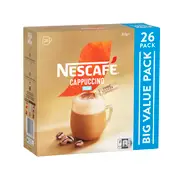 Nescafe Coffee Sachets Cappuccino Skim | 26 pack