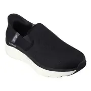 Mens Skechers D'Lux Walker Orford Slip Ins - Black, Size 8 M US [232455]