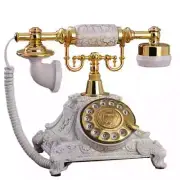 New Rotate Vintage Fixed Telephone Revolve Dial Antique Landline Phone For Home