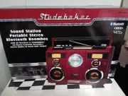 Boombox CD/AM-FM Radio/Cassette Studebaker SB2140S Bluetooth Sound Station