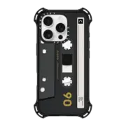 iPhone 16 Pro Bounce Case MagSafe Compatible CASETiFY MiXTAPE - Black
