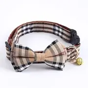 SuperBuddy Dog Collar, Adjustable Dog Collar with Bowtie, Pet Collar for Dog Soft Bowtie Dog Collars for Small Medium Large Pet