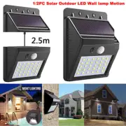 1/2/3/5/10 Home Solar LED Wall Lamp Motion Sensor Separable Garden Xmas Light