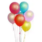 6Pack LED Light Up Balloons 6 Colors Party Night - Multi - One size
