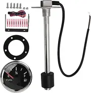 NDNCZDHC Fuel Sender Unit Set with 52mm Fuel Gauge Accurate Measurement 316 Stainless Steel for Boat Car Truck RV