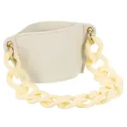 Water Bottle Carrier Holder with Strap, 160x75mm Cup Holder, Beige