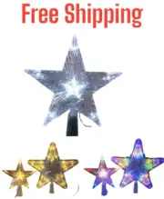 LED Star Treetop Xmas Tree Topper Light Christmas Tree Topper Home Decoration