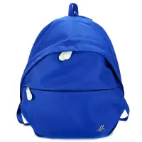 在飛比找Yahoo奇摩購物中心優惠-agnes b.金屬b素面後背包(藍)