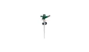 Orbit Zinc Impact Sprinkler 81 ft diameter Lawn Irrigate Ground Spike, green