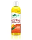 Alba Botanica Very Emollient Body Wash Honey Mango 12 oz Lotion