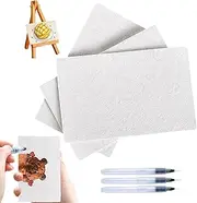 Painting Paper Kit | Foam Painting Paper - Early Learning Art Supplies, 3 D Funny Foam Texture Art Supplies with Paint Pen for Holiday Birthday Travel Projects Kids Children Crafts Accessories