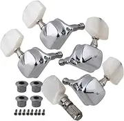 5 Pcs Banjo Machine Head Tuning Turner Peg Key w/ 4 Bushing Banjo Accessory