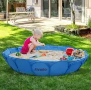 Alvantor Kids Pool Foldable Kiddie Dog Pet Swimming Tub Outdoor Backyard