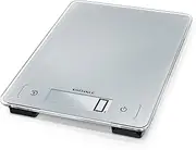 Soehnle 66225 Page Aqua Proof Kitchen Scale, Digital Food Scale with Sensor Touch, acccurate Gram Scale for Measuring up to 10 kg, Electronic weigh Scale with Illuminated Display (Colour: Silver)