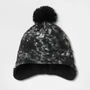 Boys Tie-Dye Earflap Hat - Cat & Jack Black OSFM