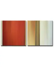 Ready2HangArt Blur Stripes LXIV Wrapped Canvas Wall Art by Tristan Scott