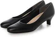 Riz raffinee(リズ ラフィーネ) Liz Rafine RRLF43620DBL220 Women's Pumps, Black, 8.7 inches (22.0 cm), Black, 22.0 cm